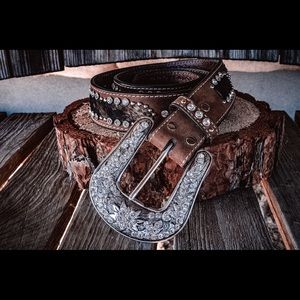 Rhinestone Bling Belt